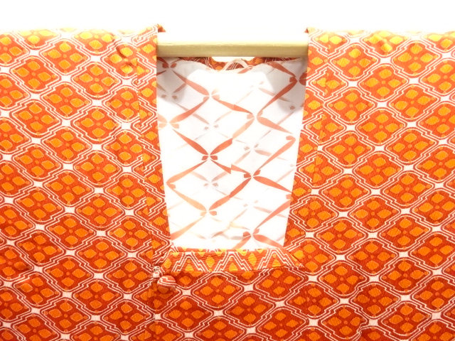  未使用品　松皮菱模様道行コート